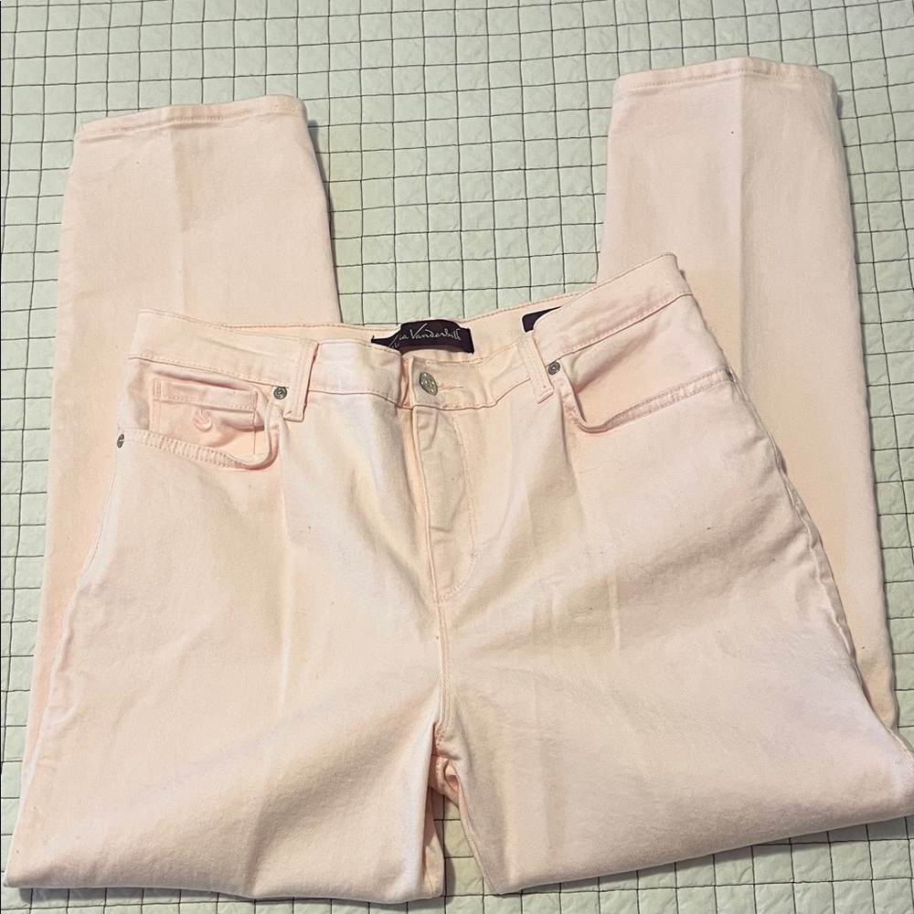 Gloria Vanderbilt Women's Light Pink Straight Leg Jeans